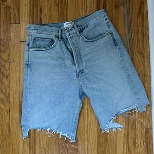 AGOLDE High Rise Jean Shorts NEW